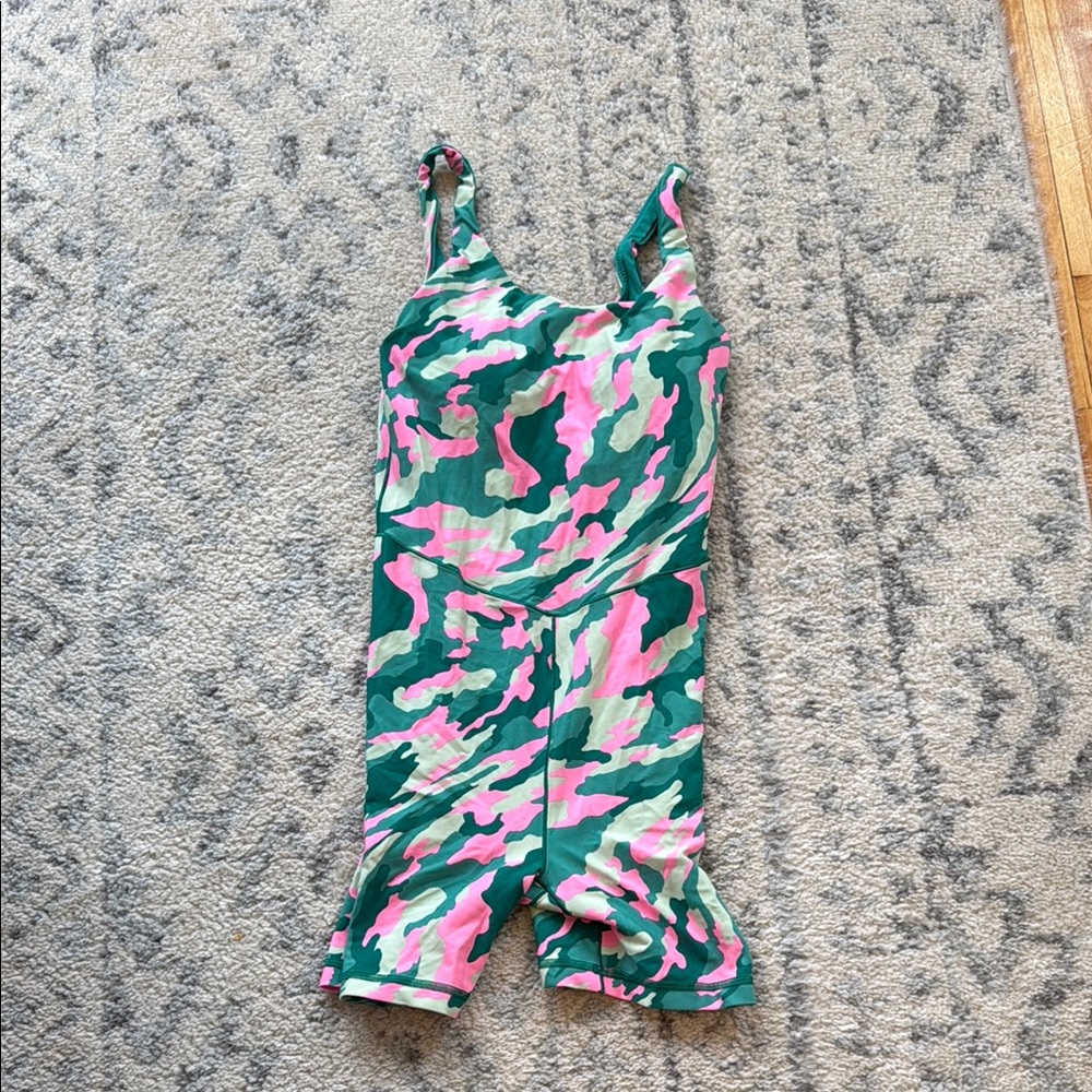 Colorful Camouflage Romper